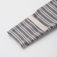 Quincy Mae Knotted Baby Gown + Hat Set - Slate Microstripe
