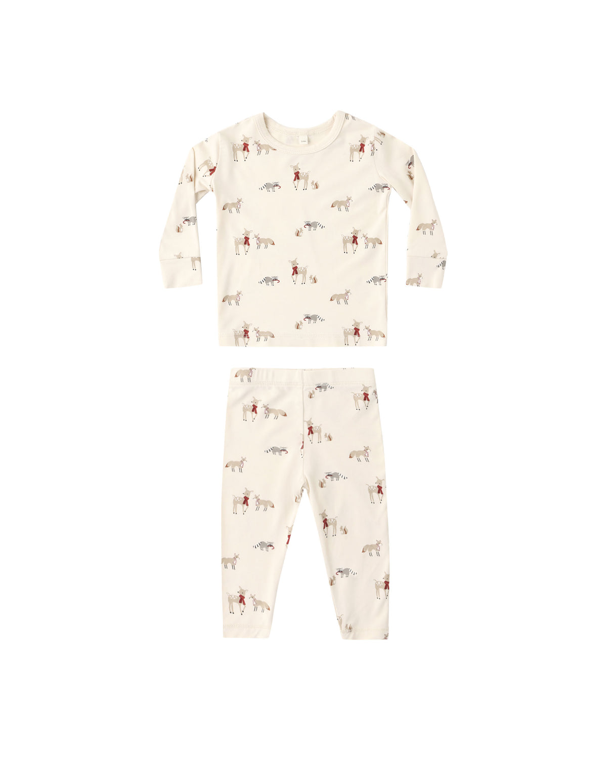 Quincy Mae Bamboo Pajama Set - Forest Friends