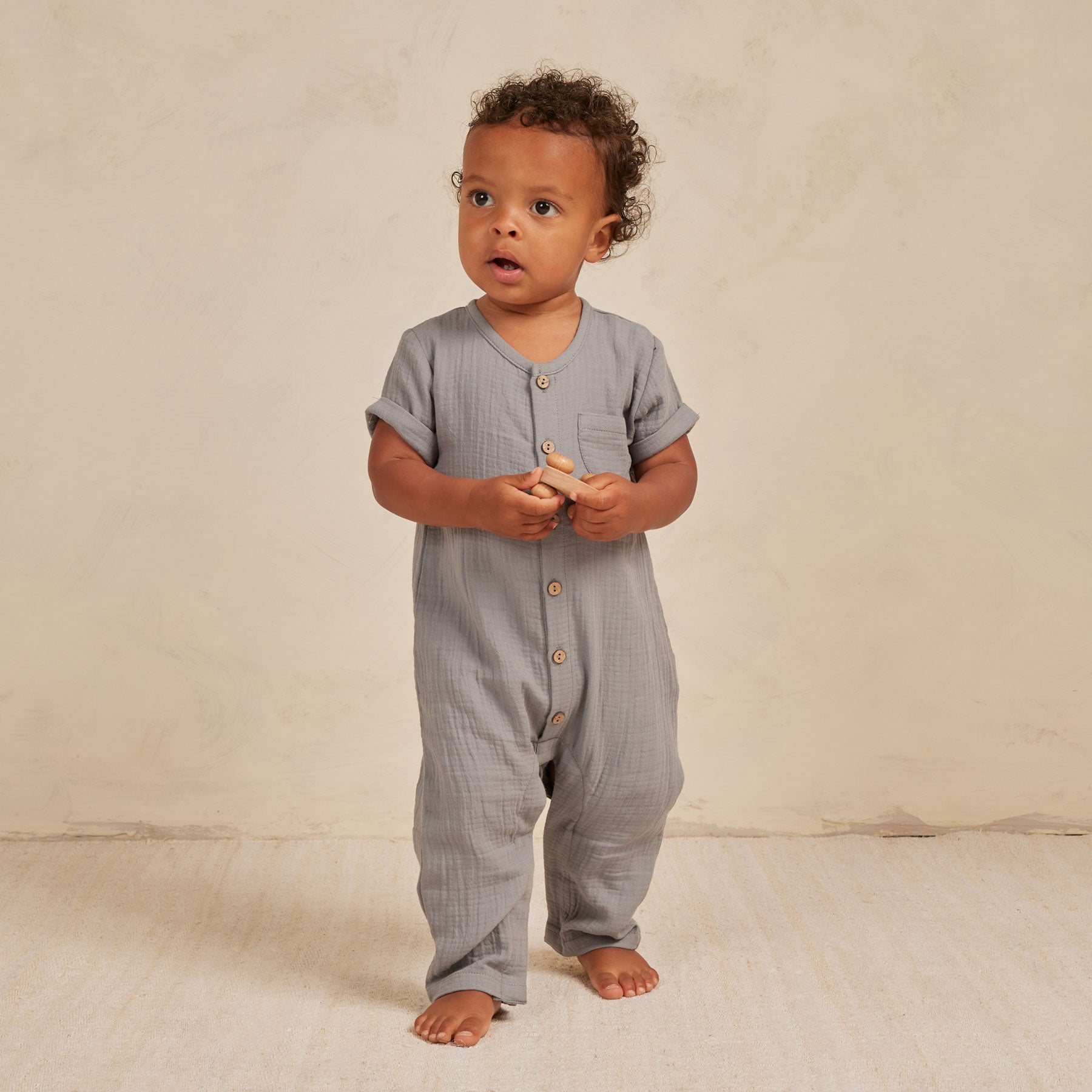 Quincy Mae Charlie Jumpsuit - Lagoon