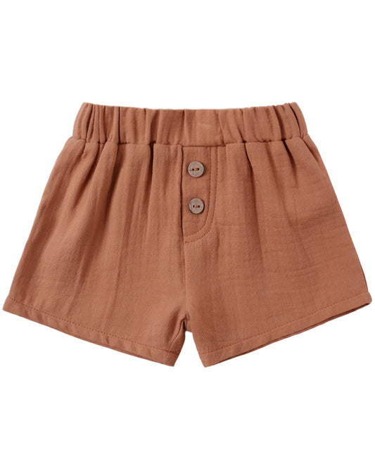 Quincy Mae Woven Short - Poppy
