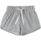 Quincy Mae Boys Swim Short - Ocean Gingham