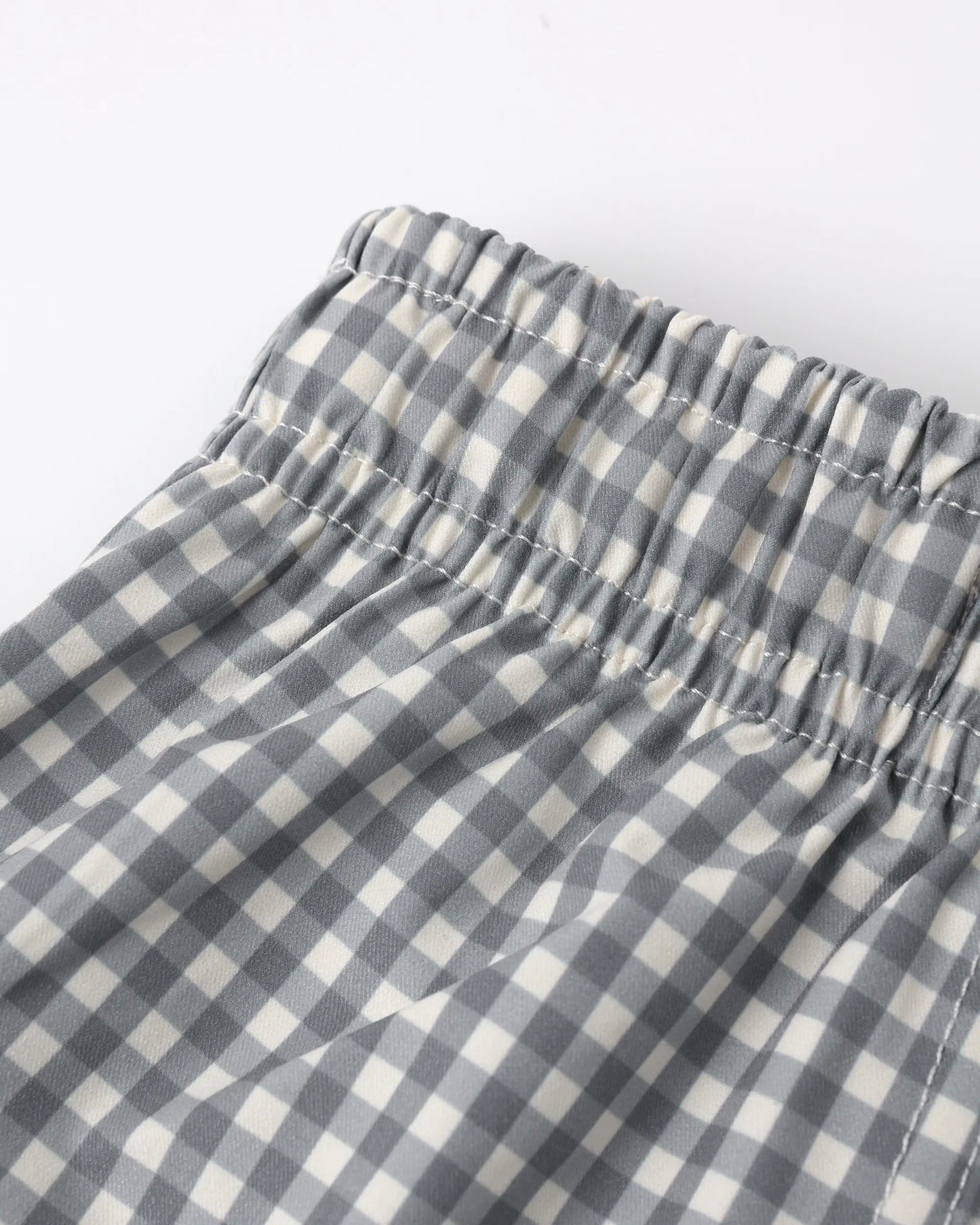 Quincy Mae Boys Swim Short - Ocean Gingham