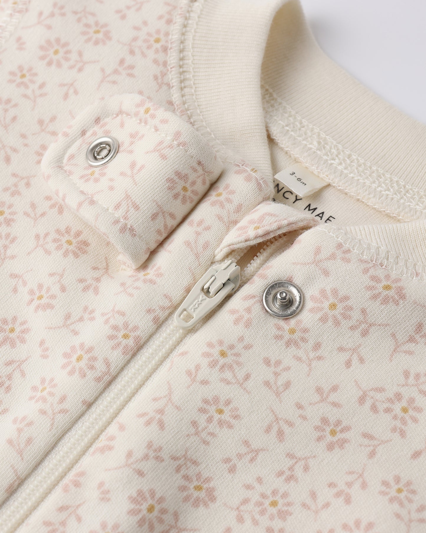 Quincy Mae Zip Longsleeve Sleeper Footie - Ditsy