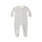 Quincy Mae Zip Long Sleeve Sleeper Footie - Cloud Stripe