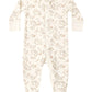 Quincy Mae Zip Long Sleeve Sleeper Footie - Floral Vine