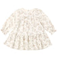 Quincy Mae Tiered Jersey Dress - Floral Vine