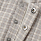 Quincy Mae Hooded Woven Jacket - Blue Gingham