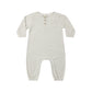 Quincy Mae Long Sleeve Pocket Jumpsuit - Laurel Stripe