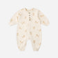 Quincy Mae Relaxed Fleece Jumpsuit - Tigers