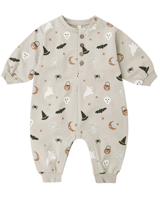 Quincy Mae Relaxed Fleece Jumpsuit - Halloween Things