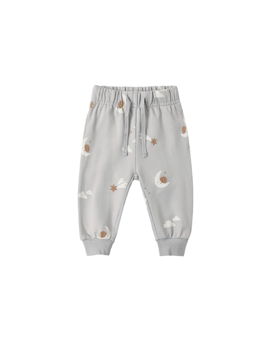 Quincy Mae Relaxed Sweatpant - Sky Friends