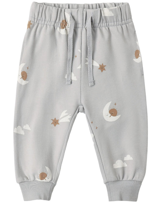 Quincy Mae Relaxed Sweatpant - Sky Friends