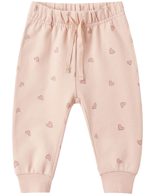 Quincy Mae Relaxed Sweatpant - Hearts