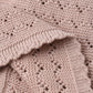 Quincy Mae Scalloped Cardigan - Blush