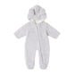 Quincy Mae Bear Jumpsuit - Frost
