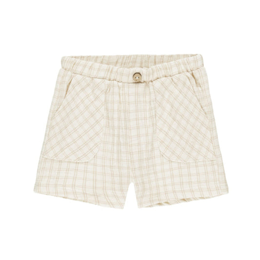 Quincy Mae Utility Short - Oat Check