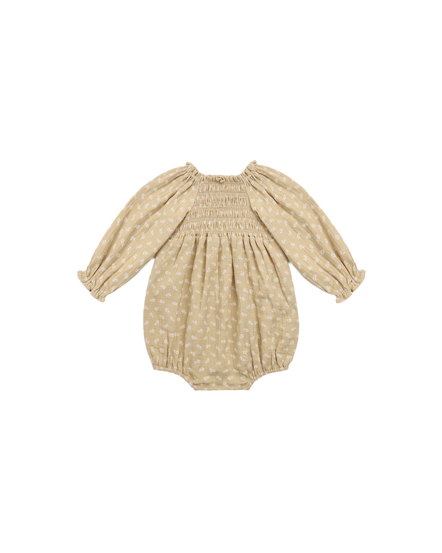 Quincy Mae Eden Romper - Butterscotch Floral
