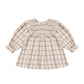 Quincy Mae V Smocked Dress - Rustic Plaid