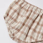 Quincy Mae V Smocked Dress - Rustic Plaid