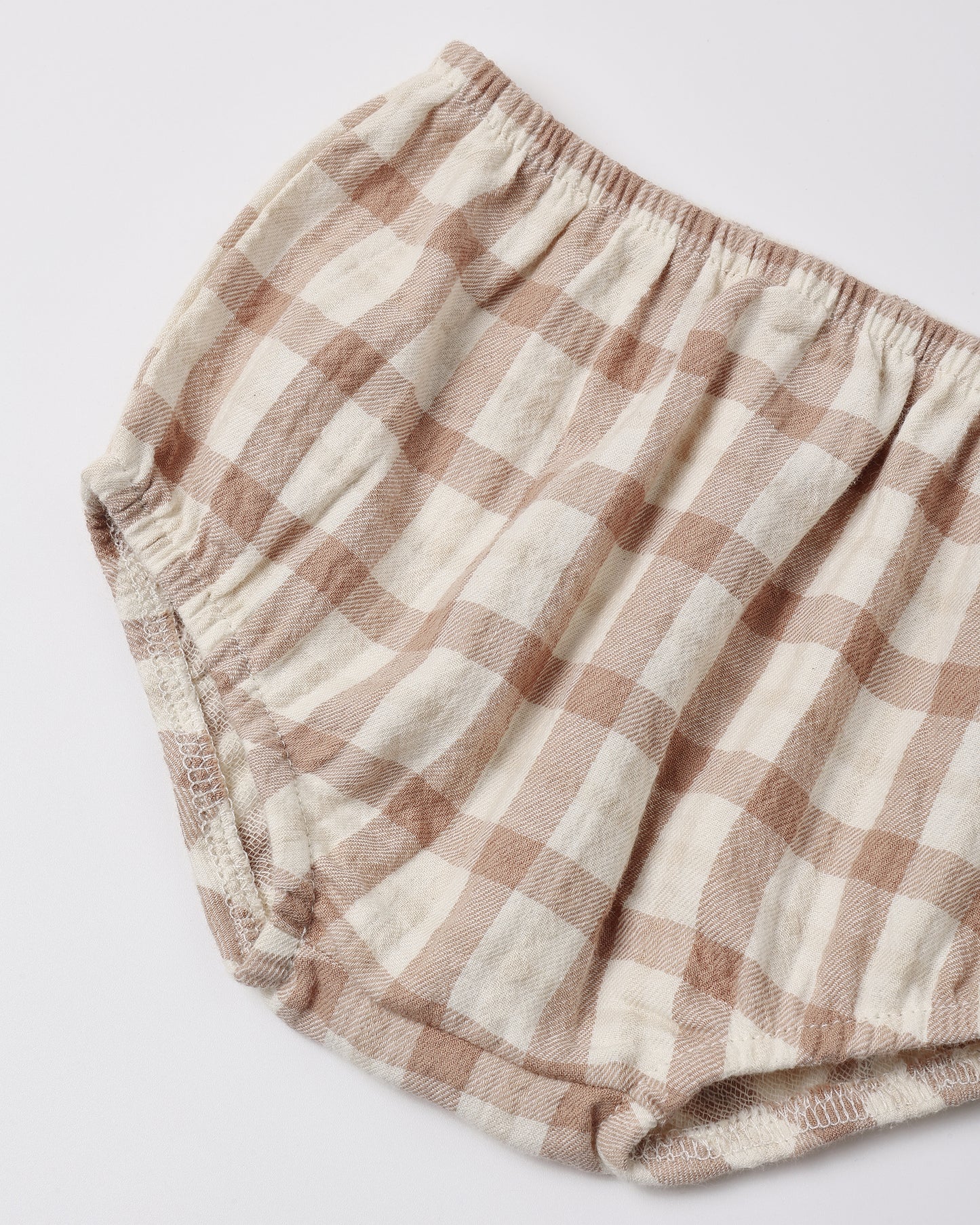 Quincy Mae V Smocked Dress - Rustic Plaid