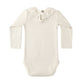Quincy Mae Ruffle Collar Bodysuit - Natural