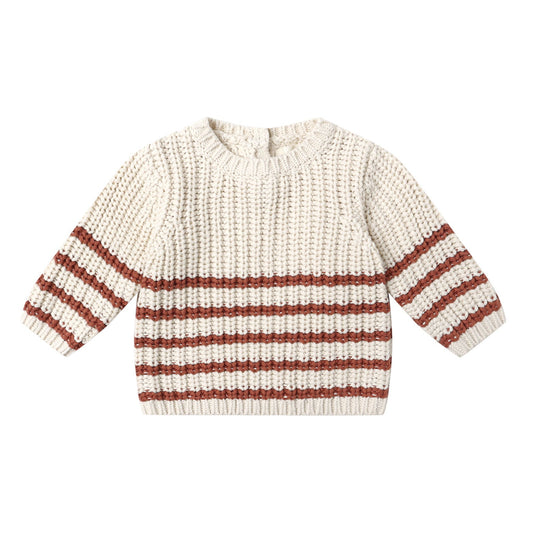 Quincy Mae Rex Sweater - Cranberry