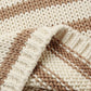 Quincy Mae Rex Sweater - Almond Stripe