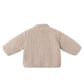 Quincy Mae Shearling Zip Jacket - Oat