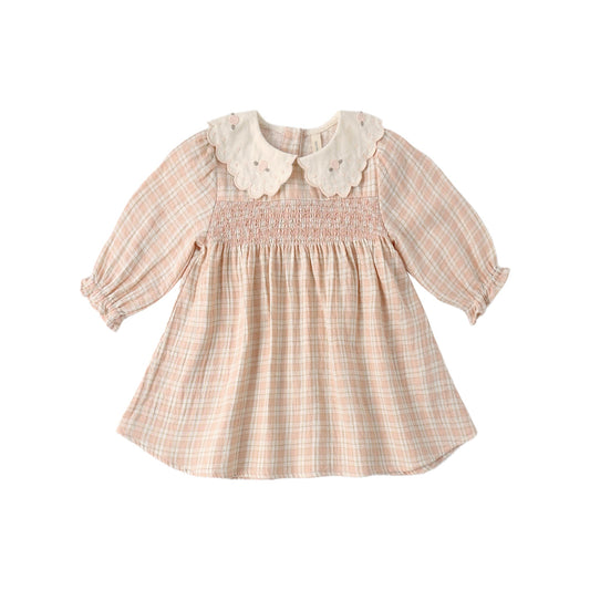 Quincy Mae Callie Dress - Pink Plaid