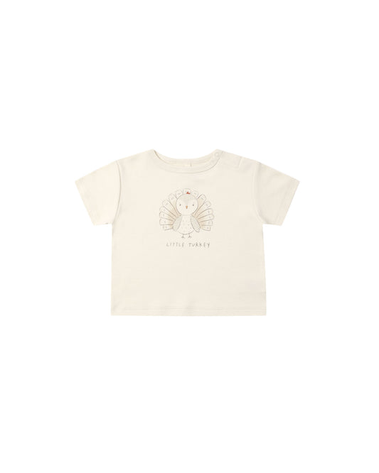 Quincy Mae Boxy Tee - Little Turkey