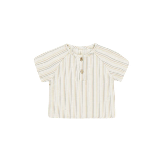 Quincy Mae Short Sleeve Zion Shirt - Summer Stripe