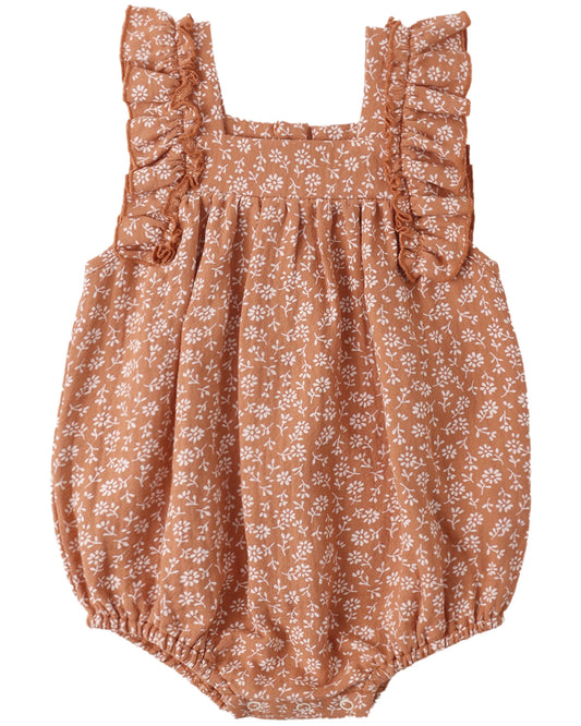 Quincy Mae Maya Romper - Poppy Floral