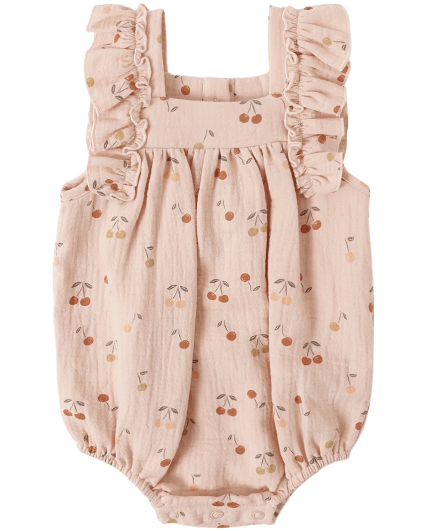 Quincy Mae Maya Romper - Cherries