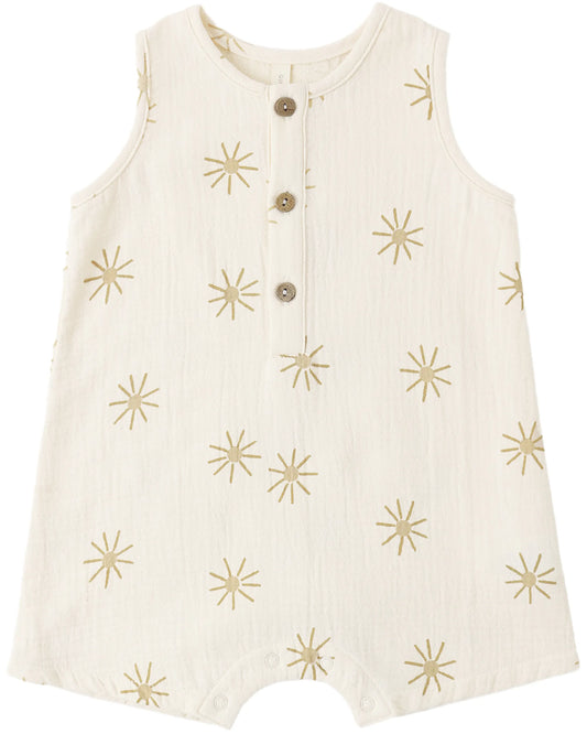 Quincy Mae Jack Romper - Sunburst