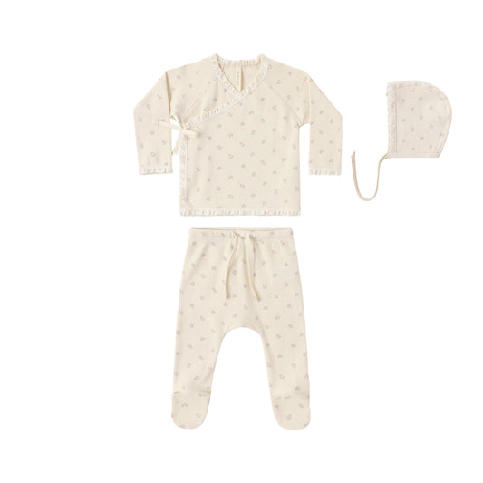 Quincy Mae Take Home Set - Mauve Ditsy