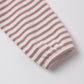 Quincy Mae Ruffle Cozy Set - Mulberry Stripe