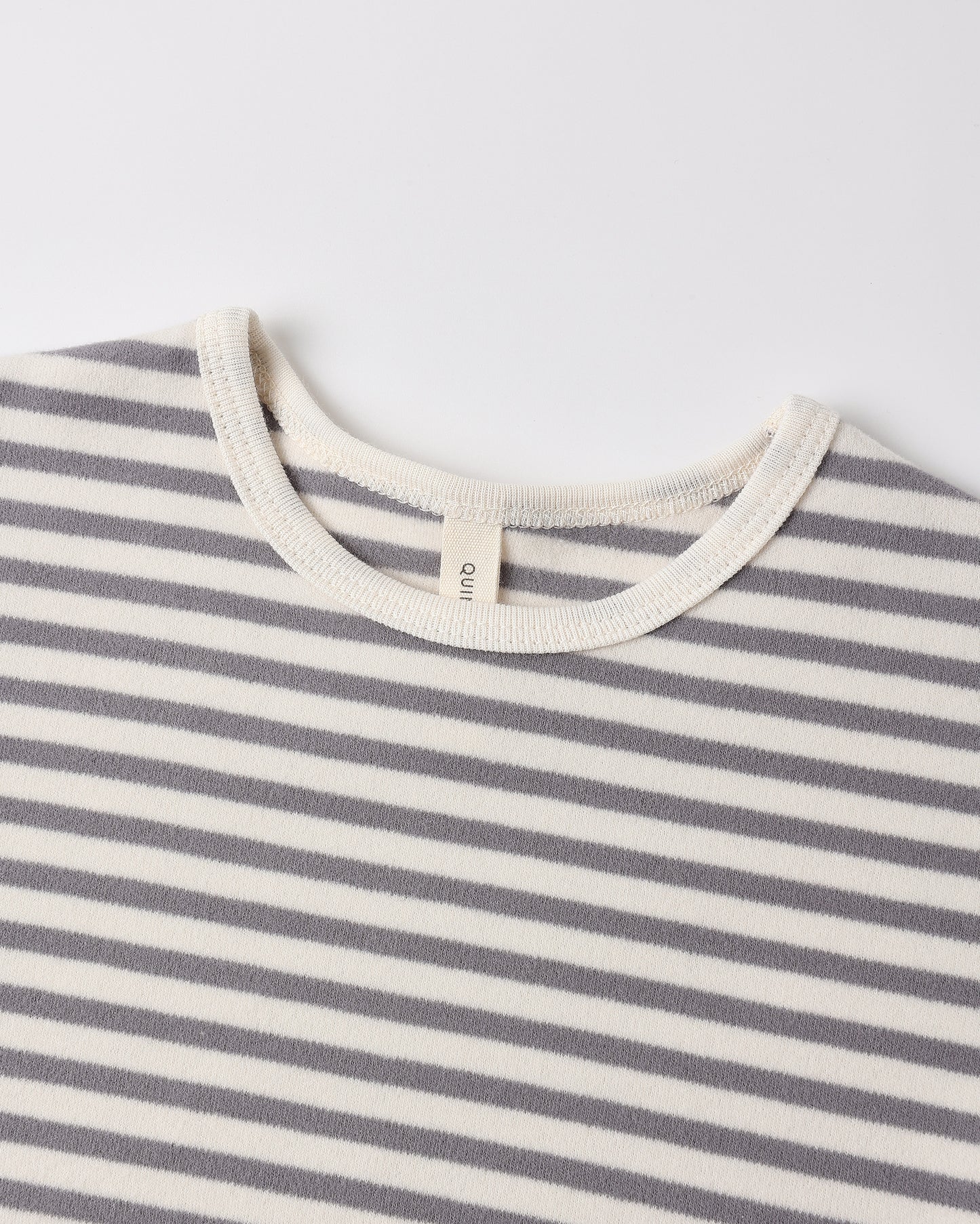 Quincy Mae Cozy Set - Slate Stripe