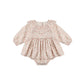 Quincy Mae Thalia Romper - Pink Blossom