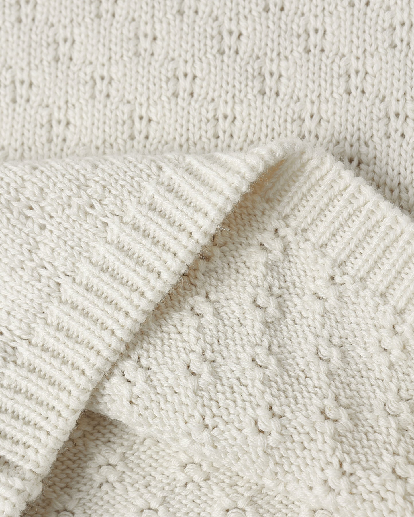 Quincy Mae Knit Wrap Top + Pant Set - Natural