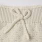 Quincy Mae Knit Wrap Top + Pant Set - Natural