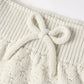 Quincy Mae Knit Wrap Top + Pant Set - Natural
