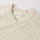 Quincy Mae Knit Wrap Top + Pant Set - Natural