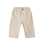Quincy Mae Grayson Pant - Gold Pinstripe