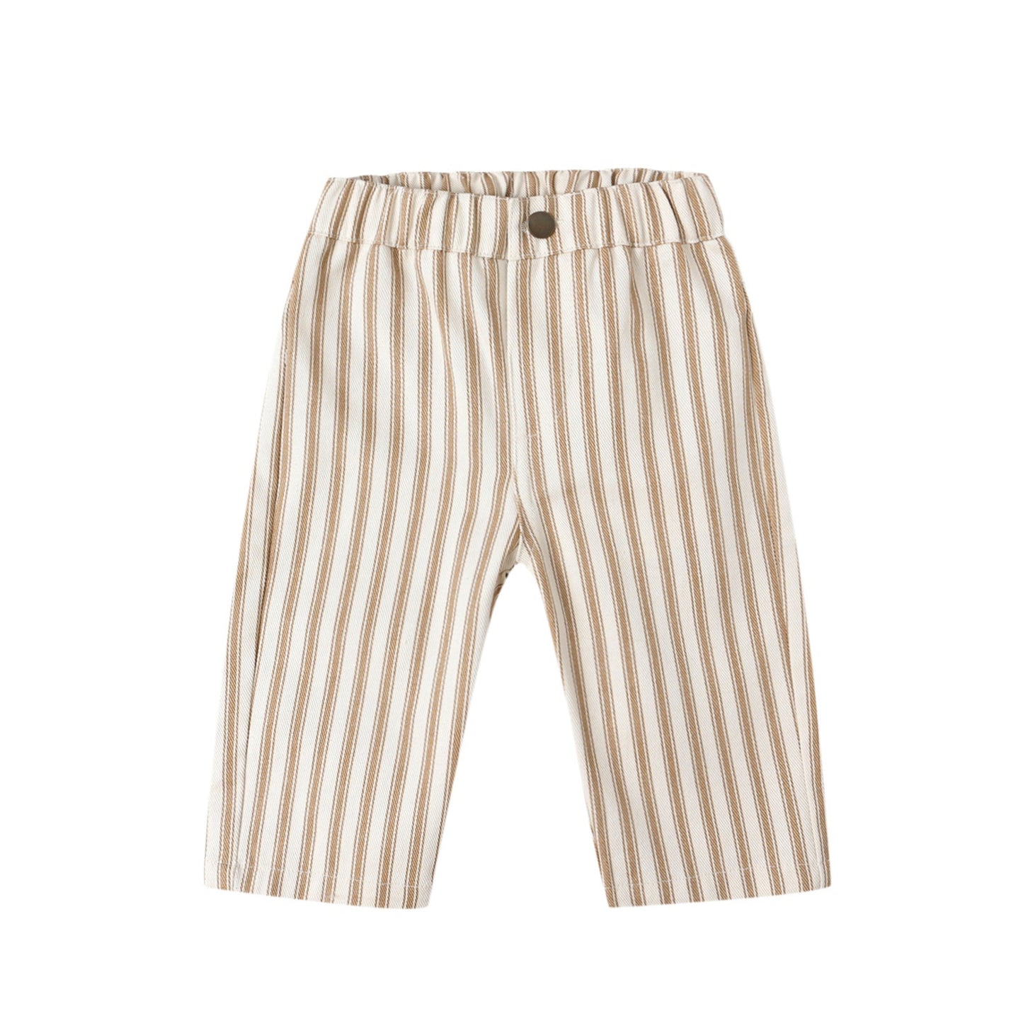 Quincy Mae Grayson Pant - Gold Pinstripe