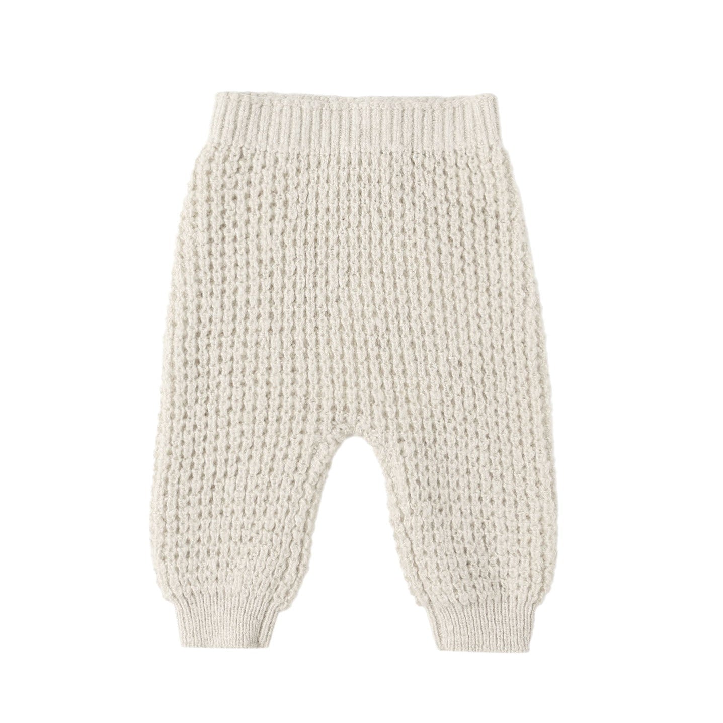 Quincy Mae Chunky Knit Pant - Natural