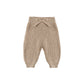 Quincy Mae Chunky Knit Pant - Heathered Latte