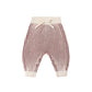 Quincy Mae Chunky Knit Pant - Cherry Stripe
