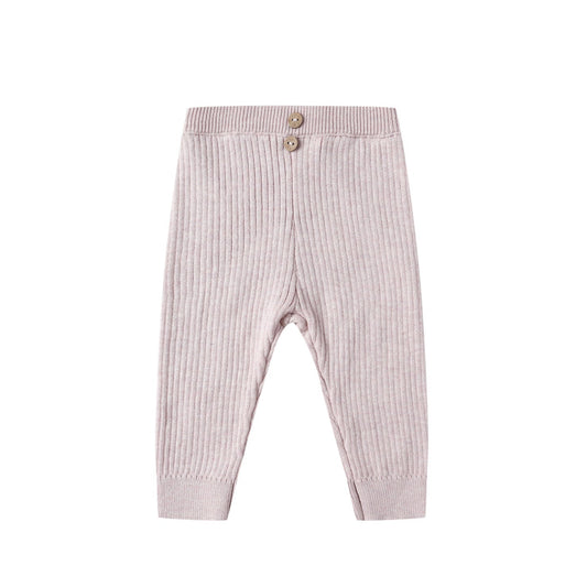 Quincy Mae Rib Knit Legging - Lilac