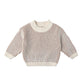 Quincy Mae Relaxed Knit Sweater - Gold