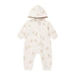 Quincy Mae Hooded Jumpsuit - Gingerbread
